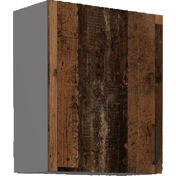 Kuchyňská skříňka Horní kuchyňská skříňka PENKA - šířka 60 cm, old style / antracit