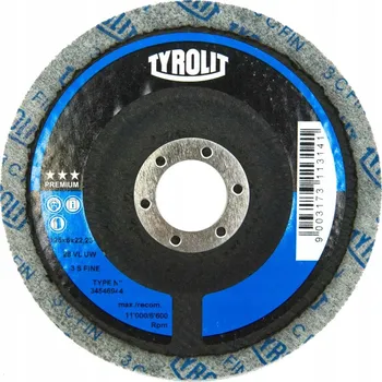 Příslušenství k brusce Lamelový brusný kotouč z netkané textilie VL UW 125x6mm 2S FINE PREMIUM TYROLIT