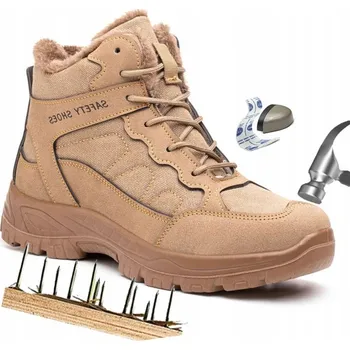 Pracovní oblečení ZIMNÍ PRACOVNÍ BOTY S OCELOVOU ŠPIČKOU BOZP VELIKOST 45