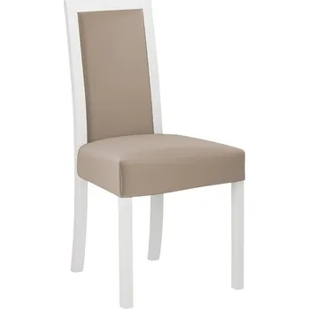 Jídelní židle Jídelní židle s látkovým potahem ENELI 3 - bílá / béžová