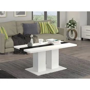 Konferenční stolek Konferenční stolek ASHE - bílý / černý