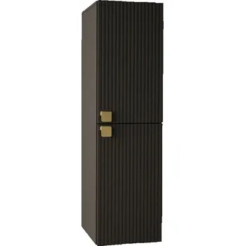 Koupelnový nábytek Koupelnová vysoká skříňka PALOMA - černá