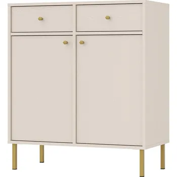 Komoda Malá komoda IROS 2 - béžová / zlatá