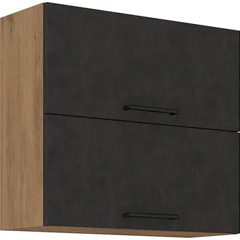 Kuchyňská linka Horní výklopná skříňka VANYA - šířka 80 cm, matera / dub lancelot