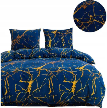 Povlečení TLUSTÉ POVLEČENÍ FLEECOVÝ MEDVÍDEK 140x200 ZIMNÍ ORNAMENT MRAMOR 3196