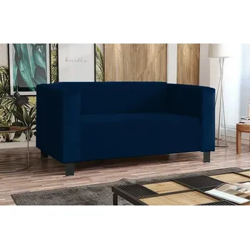 Pohovka Dvoumístná pohovka BISERKA - modrá / černá