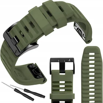 Řemínek na hodinky Řemínek ChronSmarta pro Garmin 22mm zelený