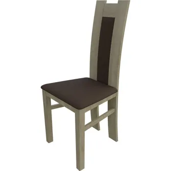 Jídelní židle Jídelní židle MOVILE 18 - dub sonoma / tmavá hnědá 1