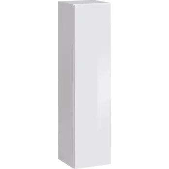 Policová skříň Vitrína úzká RIONATA 2 - bílá