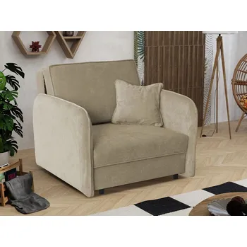 Křeslo Rozkládací křeslo BELA LOFT 1 - tmavé béžové