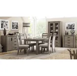 Nábytek do obývacího pokoje s LED osvětlením ARIKA 2 - dub lanýž