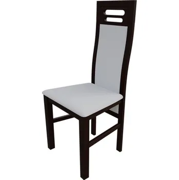 Jídelní židle Židle do jídelny MOVILE 40 - ořech / bílá ekokůže