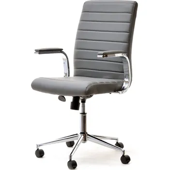 Jednací židle Otočná židle BRENDA - šedá