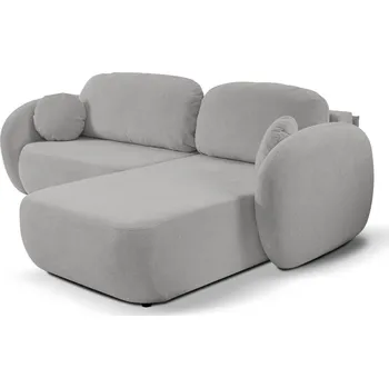 Sedací souprava Rozkládací sedačka s úložným prostorem COBOURG 1 - světlá šedá 1, pravý roh