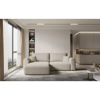 Sedací souprava Rohová rozkládací sedací souprava ESTEL 2 - béžová, levý roh