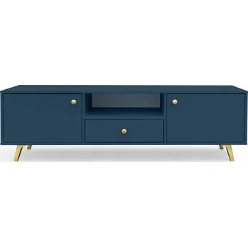 Televizní stolek Televizní stolek JOELE - tmavě modrý
