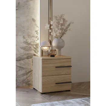 Noční stolek Noční stolek CLYDE - dub olejovaný, pravý