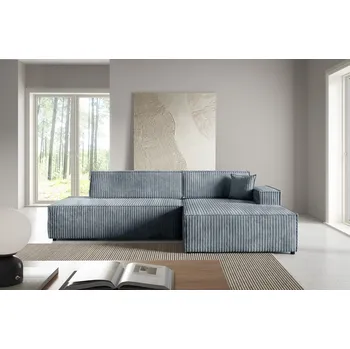 Sedací souprava Rohová sedačka s úložným prostorem WINDSOR 1 - tmavá popelavá, pravý roh