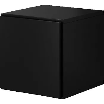 Policová skříň Závěsná skříňka s dvířky NORMANDIA 1 - černá