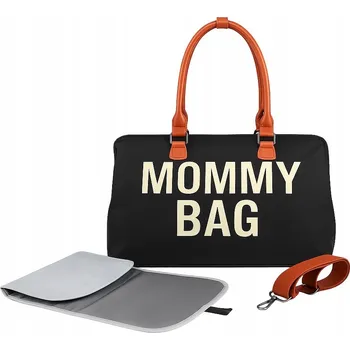 Přebalování BabyMix Taška pro maminky Mommy Bag s přebalovací podložkou Černá