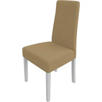 Jídelní židle Čalouněná jídelní židle MOVILE 38 - bílá / béžová