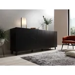 Komoda s dvířky LOLETA - černá