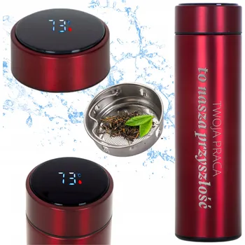 Termoska Červený Termohrnek Dárek ke Dni učitelů Svátky Budoucnost