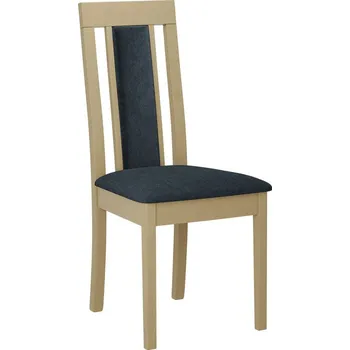 Jídelní židle Kuchyňská židle s čalouněným sedákem ENELI 11 - dub sonoma / námořnická modrá