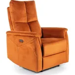 Masážní polohovací křeslo JEAN - skořicové