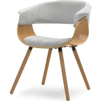 Jídelní židle Designová jídelní židle MAITE - dub / popelavá