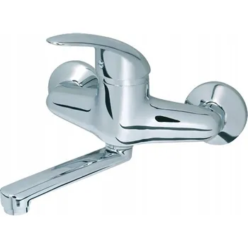Vodovodní baterie Nástěnná umyvadlová baterie Rosan King, stříbrná