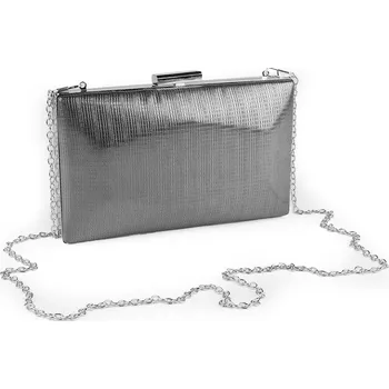 Kabelka Kabelka - psaníčko, střední, 2 stříbrná tmavá stříbrná