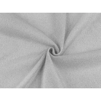 Úplet s lurexem, střední, 11 stříbrná