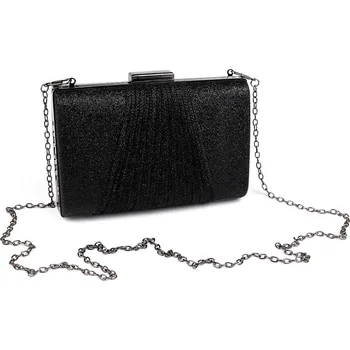 Kabelka Kabelka - psaníčko s glitry, velké, 3 černá antracit