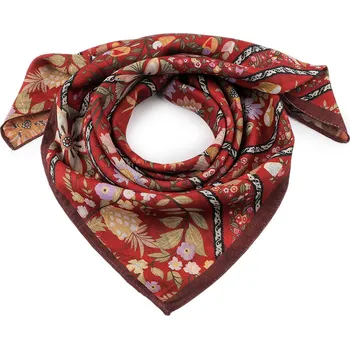 Šátek Šátek oboustranný 65x65 cm, střední, 1 červená