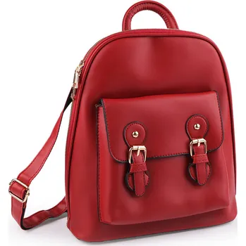 Kabelka Dámský batoh / kabelka 2v1 27x31 cm, střední, 3 červená
