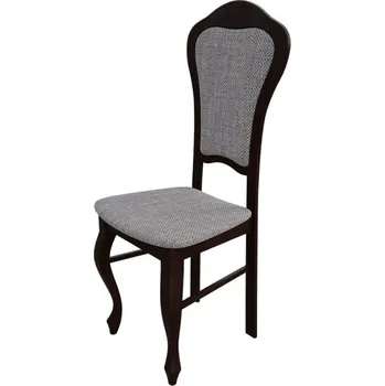 Jídelní židle Čalouněná jídelní židle MOVILE 11 - ořech / šedá 2