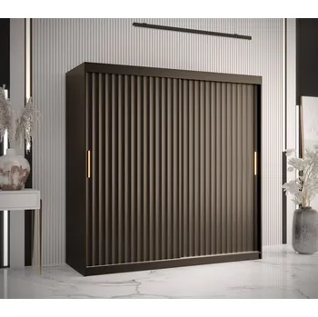 Šatní skříň Šatní skříň RADKIN 1 - šířka 180 cm, černá