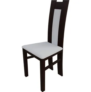 Jídelní židle Jídelní židle MOVILE 18 - ořech / bílá ekokůže