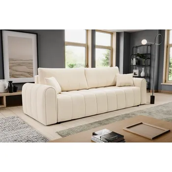 Pohovka Rozkládací dvousedák s úložným prostorem MOOSE - béžový