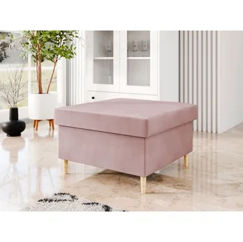 Taburet Taburet do obývacího pokoje EXETER - pastelový růžový