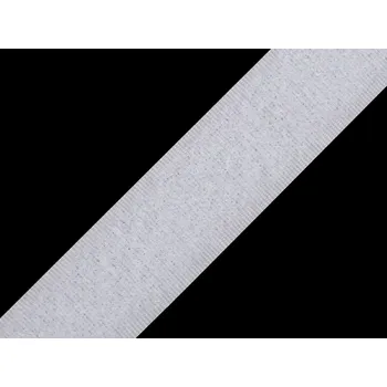 Suchý zip plyš šíře 20 mm, střední, bílá