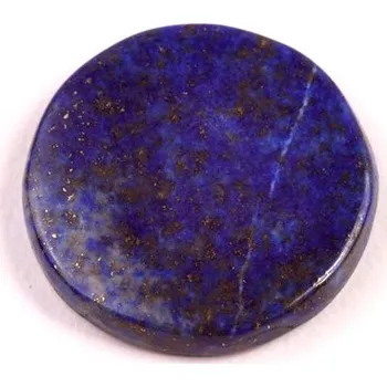 Korálek Kabošon Lapis Lazuli Pyrite č.2282 (22x3mm)