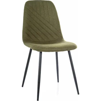Jídelní židle Jídelní židle CINTA - olivová / černá