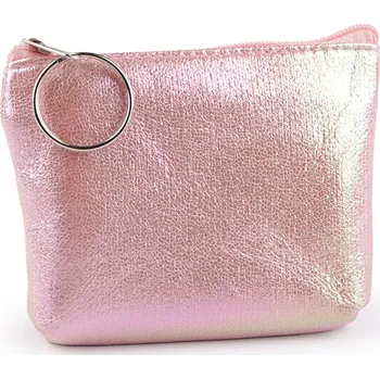 Peněženka Malá peněženka / klíčenka holografická 11x8 cm, velké, 3 pudrová