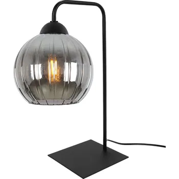 Stojací lampa Stolní lampa Costa, 1x grafitové skleněné stínítko, b