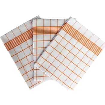 Utěrka SVITAP sleep well Utěrka Negativ Egyptská bavlna 50x70 cm bílá/oranžová 3 ks