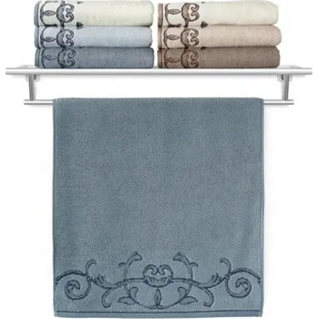 Ručník Veba Ručník Terry Barocco II. šedomodrá 50x100 cm
