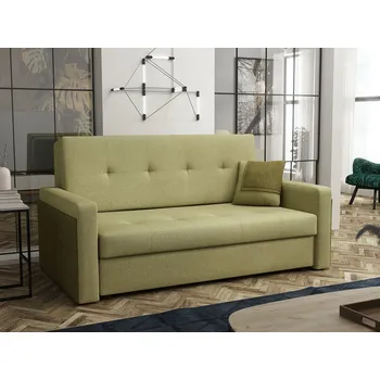 Pohovka Dvoumístná pohovka na každodenní spaní ASUGA 2 - světlá zelená