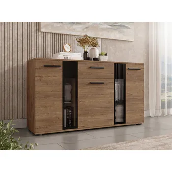 Komoda Kombinovaná komoda VENNY - dub lefkas